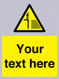 Custom Deep Water Sign